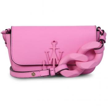 Stijlvolle Roze Leder Handtas
