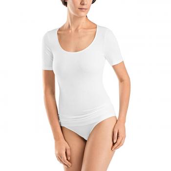 Camiseta Hanro Island Cotton 1/2 Manga, Mujer, Blanco