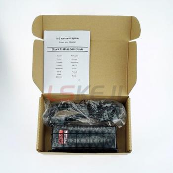 Fuente de alimentación POE 19W 10/100Mbps AC100-240V, DC48V para dispositivos IP