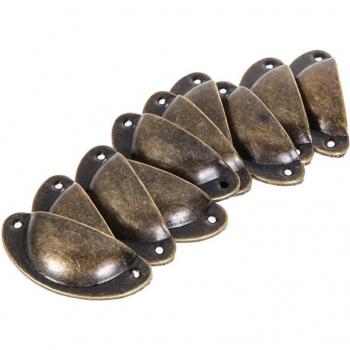 Antique Brass Cupboard Handle and Knob Set
