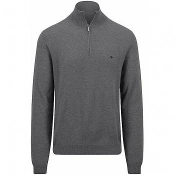 FYNCH HATTON Troyer Pullover grau | XXL