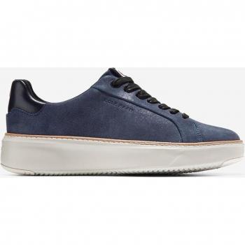 Cole Haan Zapatillas Grandpro Topspin de mujer en piel azul
