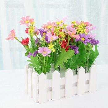 Mini-Blumen-Zaunschuppen 16 cm x 8 cm – Fotografie‑Zubehör, Heimdeko & DIY‑Ornament