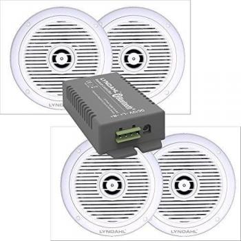 Lyndahl LYNCS180IPS4 2-Wege Set Einbau-Lautsprecher 120 W 4 Ω Weiß 1 Set (1 Stk.), Einbaulautsprecher, Weiß
