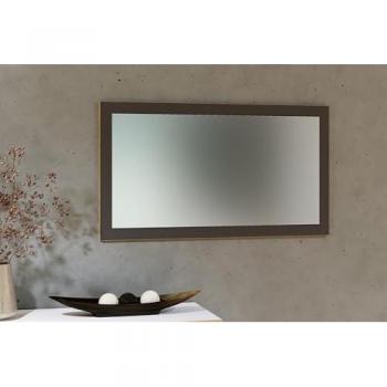NORDIC VCM Salia Väggspegel – Rektangulär, 45×80 cm, Antracit & Naturträ