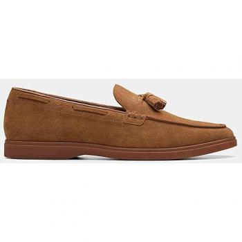 Cola Suede Clarks Torford Tassel Slip-Ons