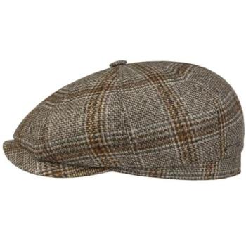 Beige Orange Hatteras Denwick Flat Cap by Stetson – 62 cm