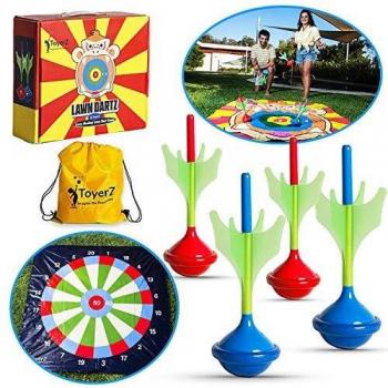 Family Toss Battle – 4-Player Lawn Darts