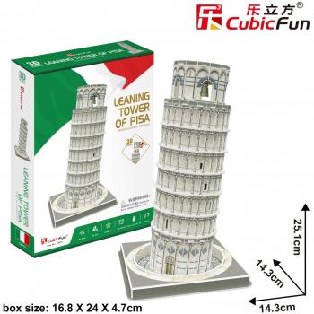 Cubicfun 3D‑Puzzle: Der schiefe Turm von Pisa, 27 Stück