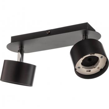 Eko-Light Black Dual Bulb Cloudy Fixture