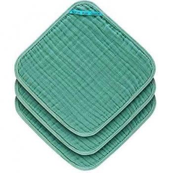Trio Panni Lavaggio Mussolin Lässig Verde Menta