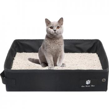 Portable Oxford Cloth Cat Litter Box