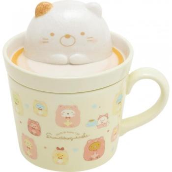 Home Bear Café Latte Cup, Summikko Gurashi Cat Version