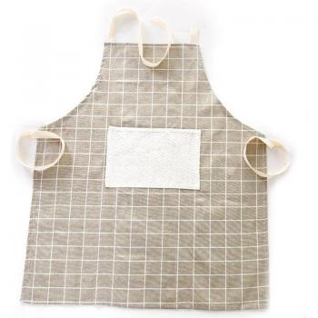 Delantal Lino y Algodón con Estilo Retro