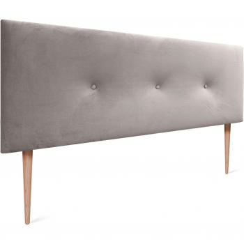 Cabezal de Terciopelo Premium, Grosor 8 cm, Botones Elegantes y Patas Alto Gama – 150×115 cm