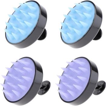 4x Portable Body Washing Scalp Massager
