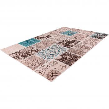 Calo-deluxe Teppich Ruzica-404, Flachgewebe, 6 mm, für Wohnzimmer
