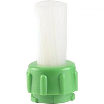 Brosse de nettoyage double tête anti-brûlure en nylon pour machine à café