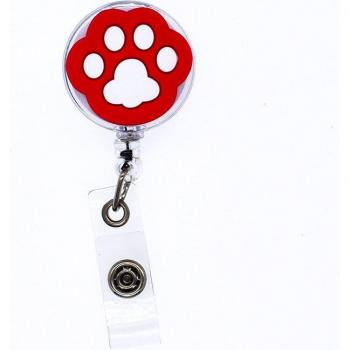 Retractable Cat Paw ID Badge Holder
