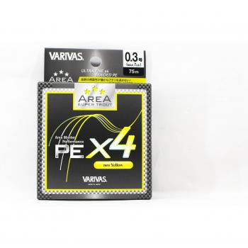 Varivas Super Trout Area Filo PE Giallo 75m 0.3mm 7lb
