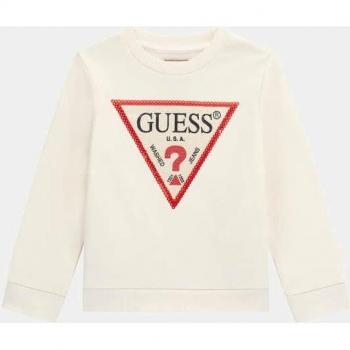 Guess Children's Sequined Triangle Logo Pullover
