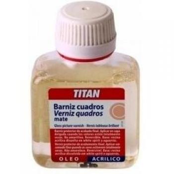 Barniz de cuadros brillante titan medium