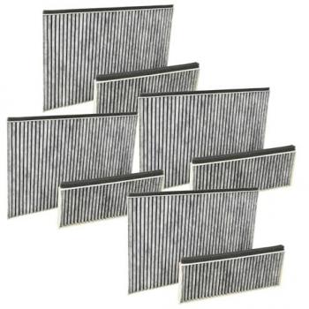 Filtres VH BW 8x : charbon actif gris et blanc – remplace les filtres de la Viva VVZ53V70
