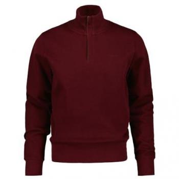 Sudadera Casual Gant Sacker Rib Burdeos