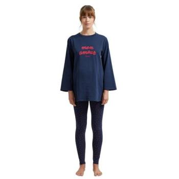 Mon Amour Maternity Sleepwear – Navy Blue, Size 38/40