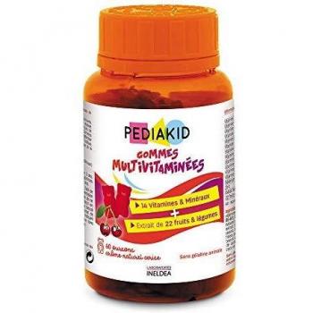 PEDIAKID GOMMES MULTIVITAMINEES 60 OURSONS