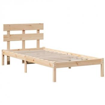 Estructura de Cama Vanguardia Pino 90x200 – Marrón