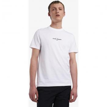 Fred Perry Graphic Embroidered Cotton T-shirt
