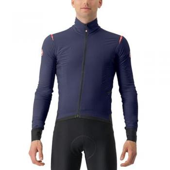 Castelli ALPHA FLIGHT ROS JACKET Radjacke für milde Bedingungen M BELGIAN BLUE/POMPEIAN RED-ROCK