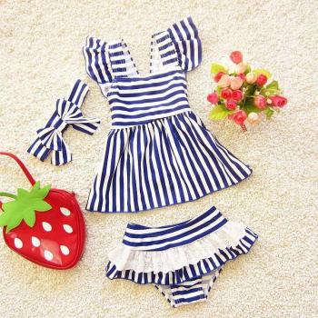 Ropa de Baño Niña y Niño a Rayas