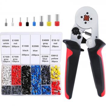 Set de herramientas de prensado virola cromada (AWG 28-7)