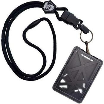 Specialist ID top-loading ID cardholder with integrated lanyard design for added convenience and security