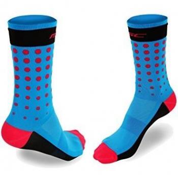 Calcetines MSC Flamingo, Talla L, Color Azul y Rosa