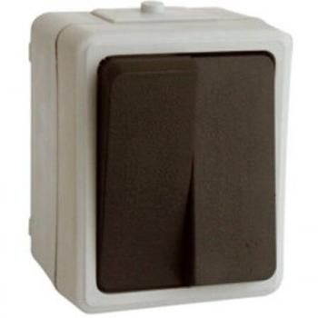 Electro Dh Doble Conmutador 10A/250V IP54 Resistente Al Agua
