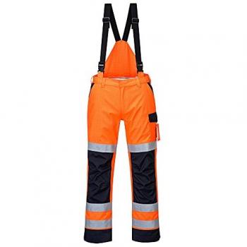 Pantaloni da Pioggia Multi Norme con Arco Elettrico Arancione/Marino S