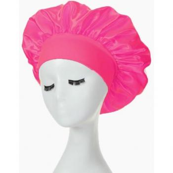 Solid Satin Bonnet for Nighttime Comfort
