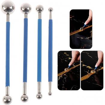 Set de 4 bolas de acero para reparación y raspado