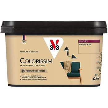 V33 Colorissim Caffe Latte Velours 2L