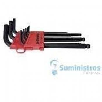 Juego de llaves Allen con punta bola Proiman 370999