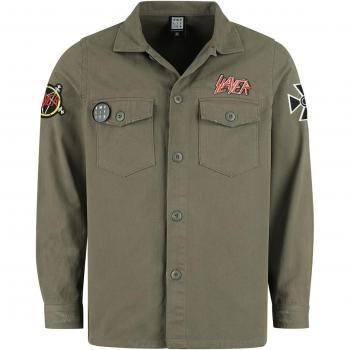 Shaker Shirt Slayer Amplified Collection Military Shacket Cachi Uomo S-XXL