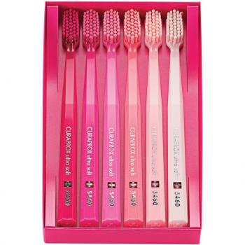 Spazzolini Da Denti Curaprox Cs 5460 Edizione Limitata Rosa 6 Pezzi