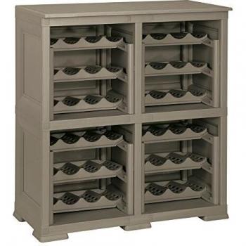 Étagère à café mobile Tontarelli WENGÉ 79 x 42,5 x 85,5 cm