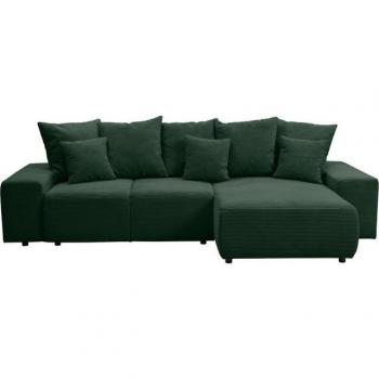 WERK2 Riwa Multifunktions‑Ecksofa – 300 cm, L‑Shape, mit Kissen, Schlaffunktion & Bettkasten