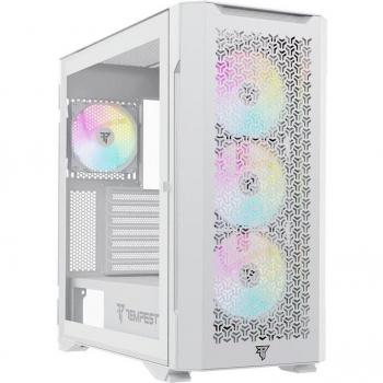 Tempest Bastion ARGB Boîtier ATX USB 3.0 Blanc Verre Trempé