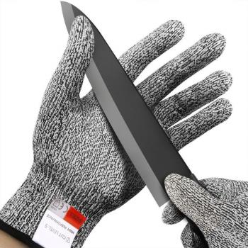 HPPE Cut Resistant Safety Gloves CE Certified Level 5