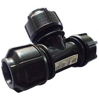 Tee Connector, Pol to Pol, Diameter 20 mm by 1/2, Metric/Imperial, Product Code: 9322